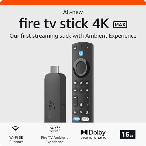 All-New Amazon Fire TV Stick 4K Max Streaming Device