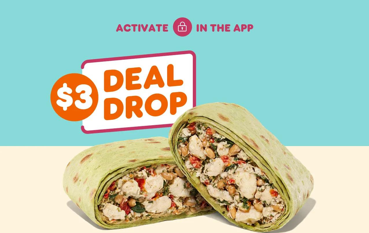 Dunkin’ Wrap for $3 Through July 29th