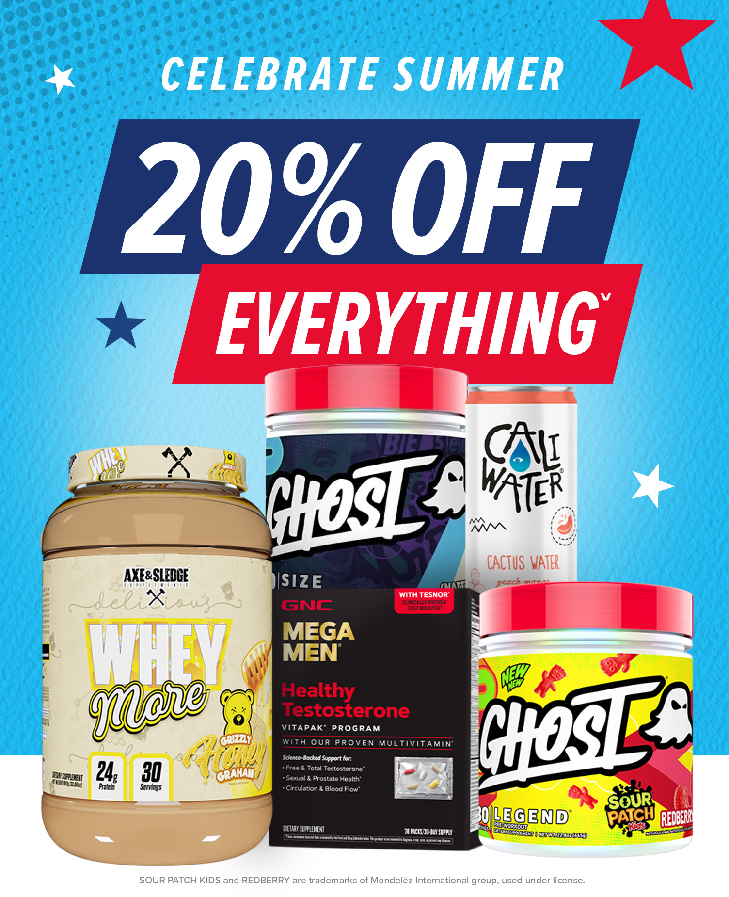 20% Off Everything Labor Sale at GNC