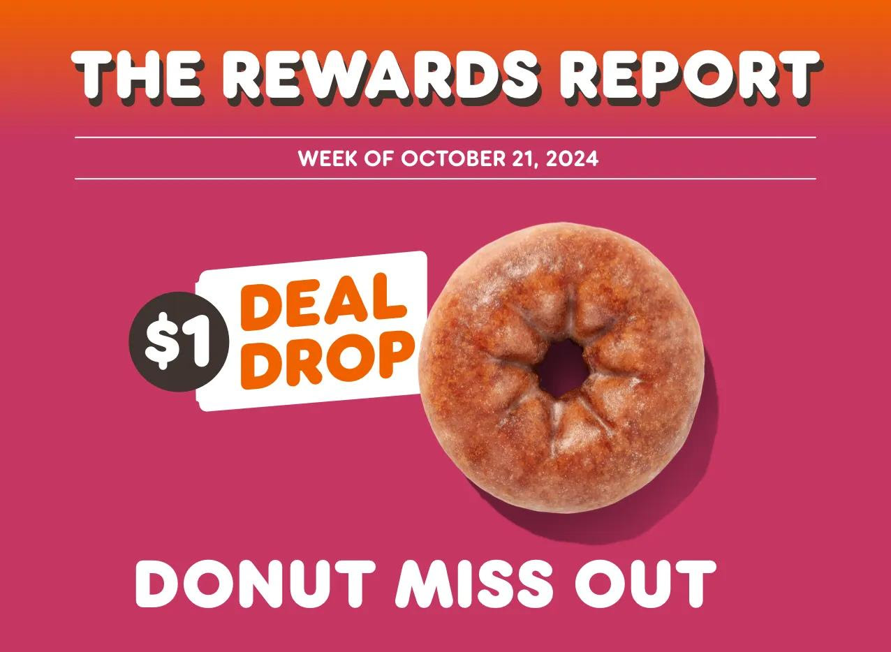 $1 Classic Donut from Dunkin This Week