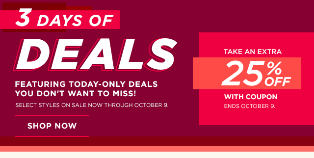 Check Out Kohl’s 3 Days of Deals Now