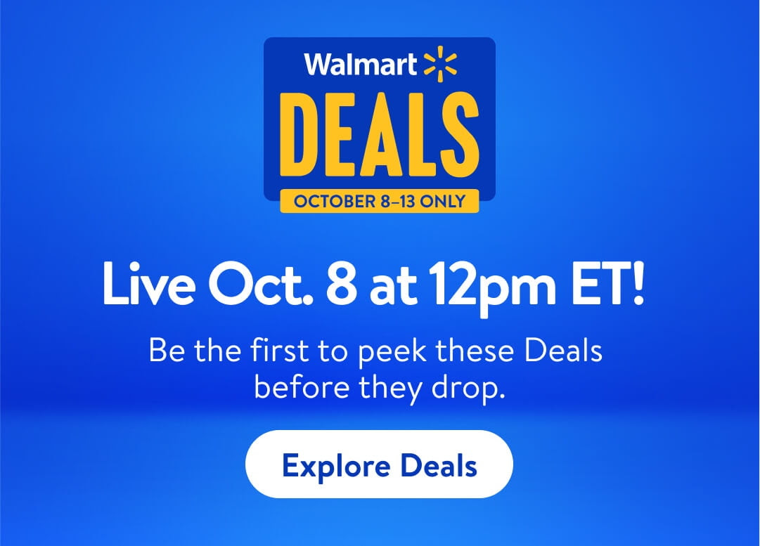 Up to 50% Off Deals from Walmart Starting October 8th