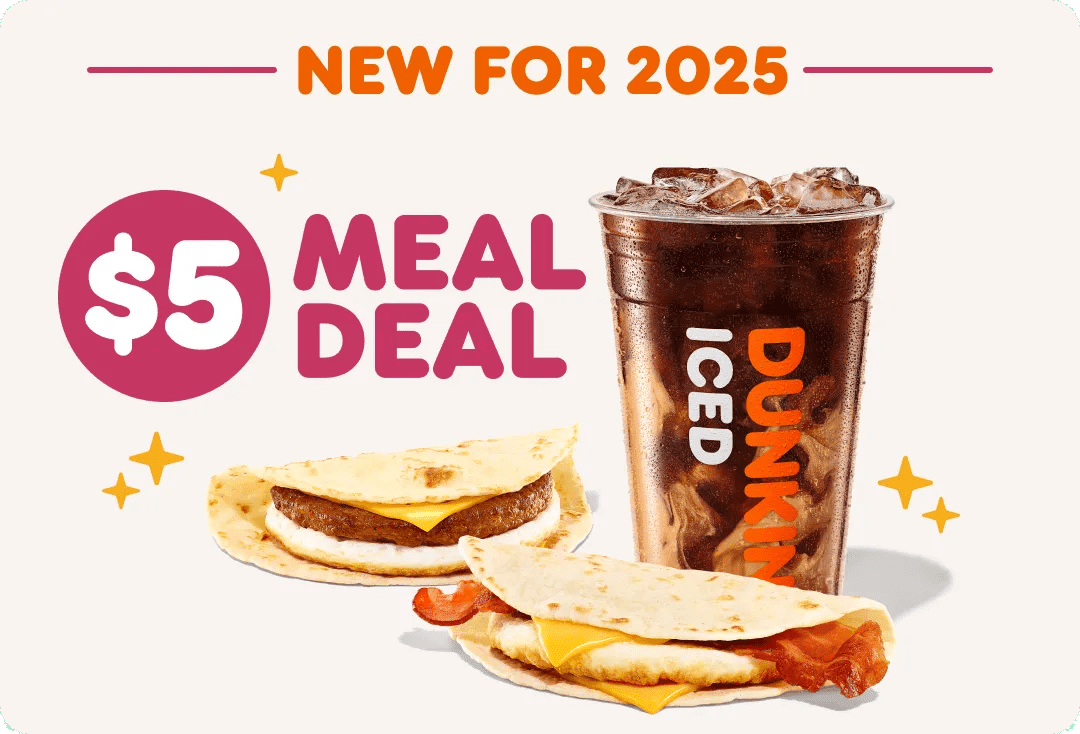 New Meal Deal from Dunkin for 2025